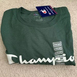 Green champion T-shirt